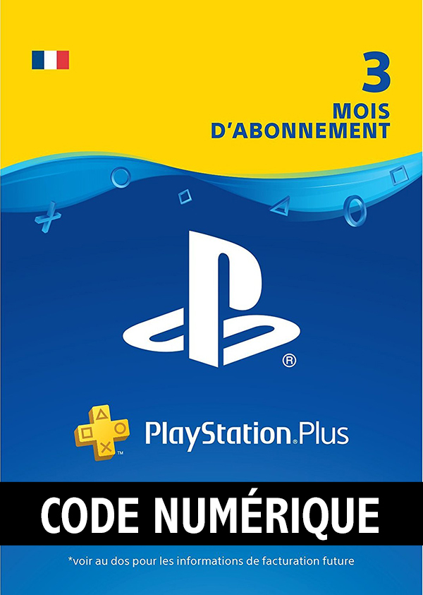 Abonnement 3 mois PlayStation Plus France (livraison email) Achat jeux video Maroc