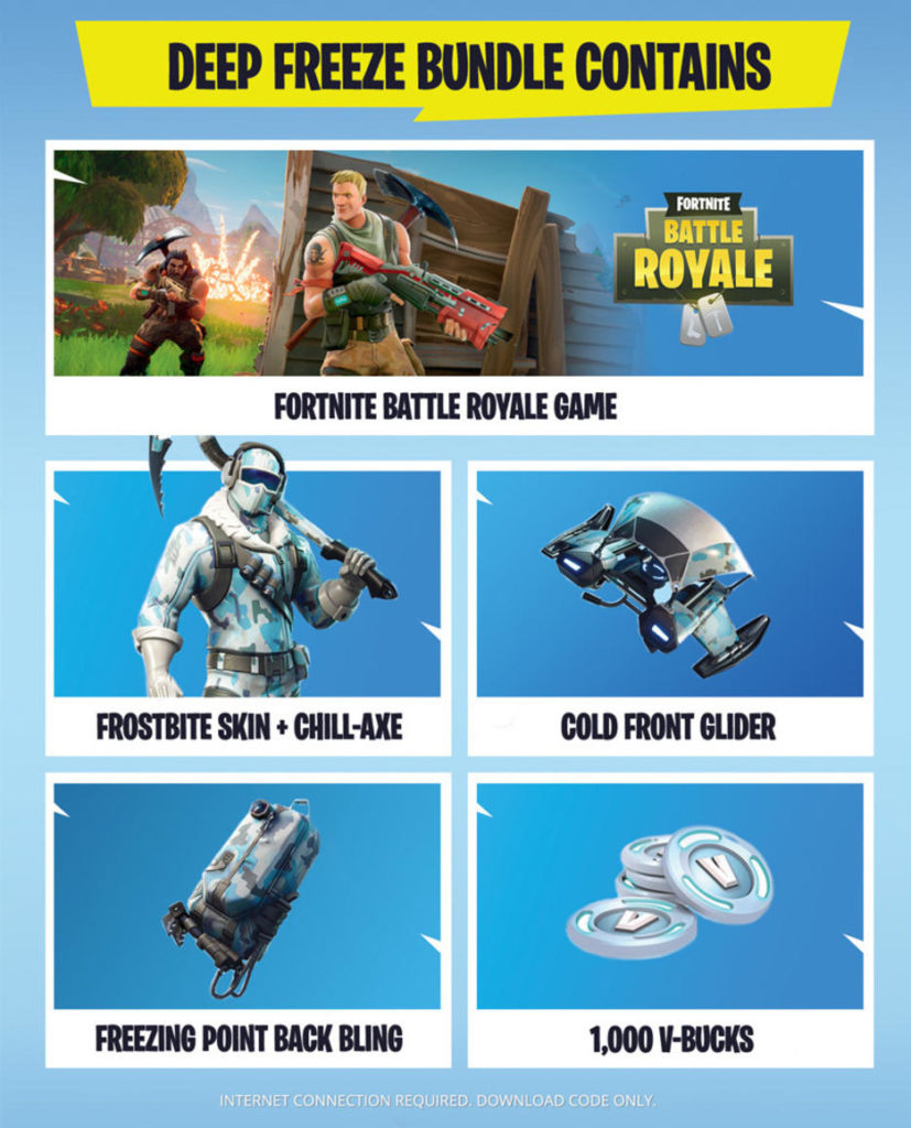 Fortnite Pack Froid Eternel PS4