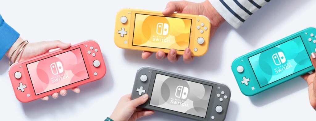 nintendo switch lite corail 