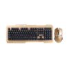 Jedel Clavier Souris - Sans fil - WS 9000 - Gold