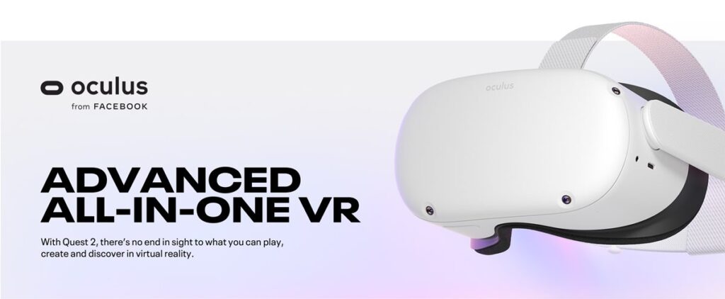 Oculus Quest 2 - Casque de réalité virtuelle tout-en-un - 256 GB