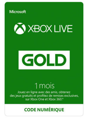 Code de téléchargement Xbox Live Gold : 1 mois d'abonnement