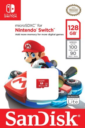 Carte microSDXC sanDisk-128-Go pour Nintendo Switch