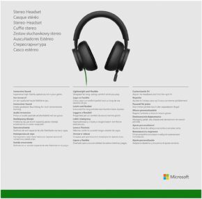 Casque-Micro Stéréo filaire pour Xbox Series X|S, Xbox One et Windows 10 – Microsoft Officiel