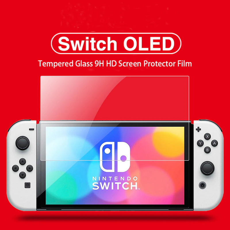 Film de protection en verre trempé 9H pour nintendo Switch OLED, protecteur d'écran pour Console de jeu