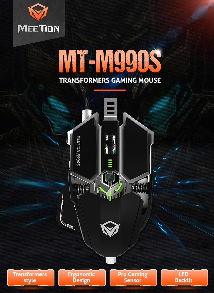 RGB Programmable Gaming Mouse M990S