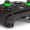 Manette filaire amélioré – PowerA Hint of Green (Xbox One)