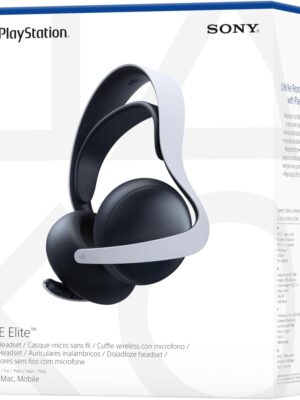 Casque sans-fil Pulse Elite, bluetooth, compatible PS5 et PlayStation Portal, 30h de batterie