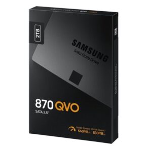 SAMSUNG 870 QVO SATA III SSD 2TB 2.5 MZ-77Q2T0B