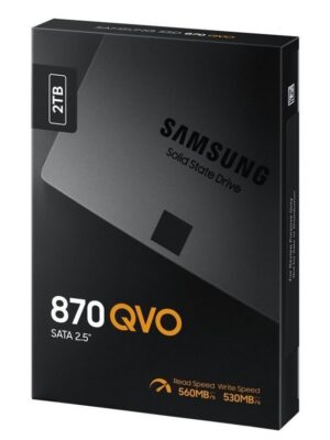 SAMSUNG 870 QVO SATA III SSD 2TB 2.5 MZ-77Q2T0B