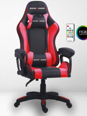 Chaise Gamer DXRacer Rouge avec RGB